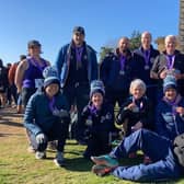 The Buxton team at the end of their annual spring half marathon trip.