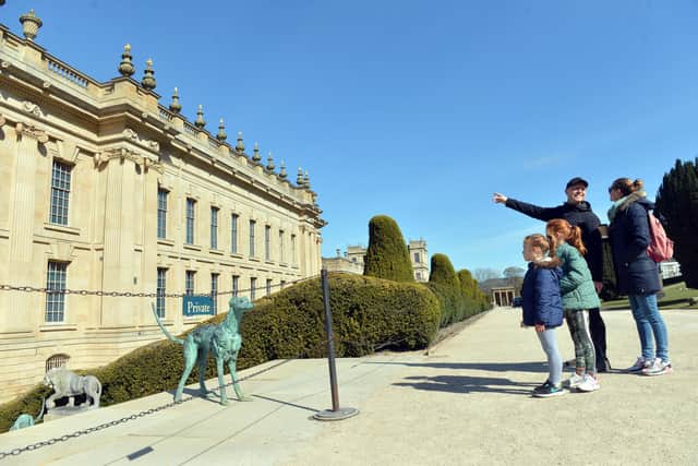 There is lots for families to see and enjoy in the gardens at Chatsworth.