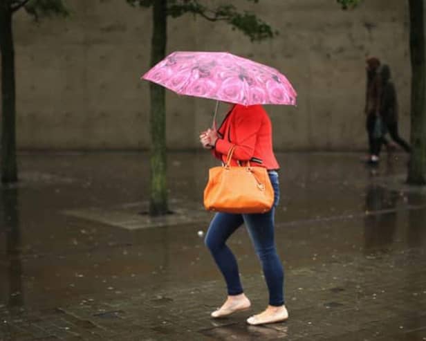 The amber weather warning will be in place in Derbyshire from 12 noon on Friday, October 20, to 6 am on Saturday, October 21.