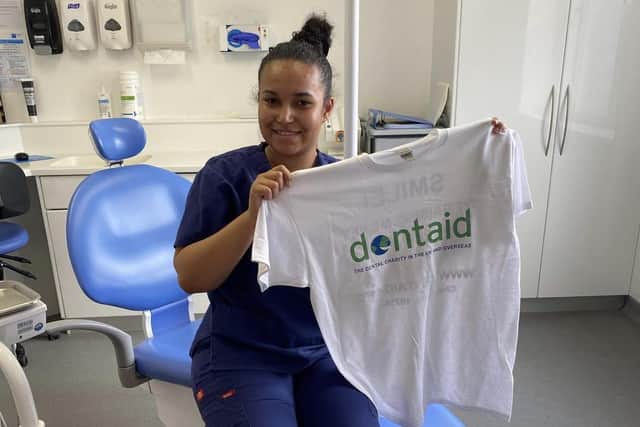 Trainee dental nurse Tiegan Dixon is fundraising for her overseas volunteer mission with the charity Dentaid.