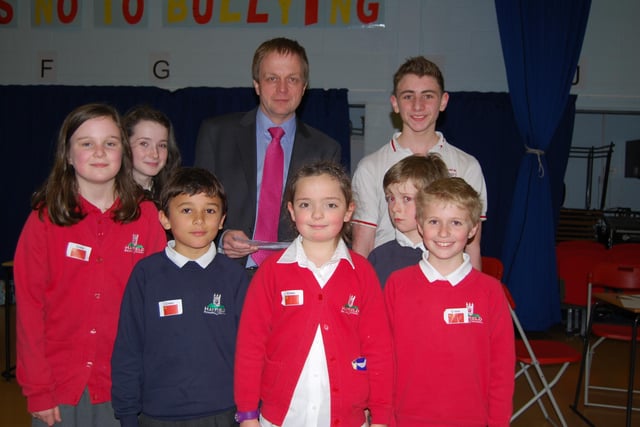 Year 5 Students from across the local area were taken back in time to last Summer’s Olympics this week when they attended a mathematics challenge at Chapel-en-le-Frith High School. The event involved the youngsters working in small groups on a range of challenging Maths activities, supported by helpers from Year 9 at the High School. Photo contributed.
