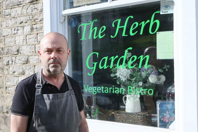 Andrew Pickup of the Herb Garden says he is using his oven in a more sensible manner as energy prices rise.