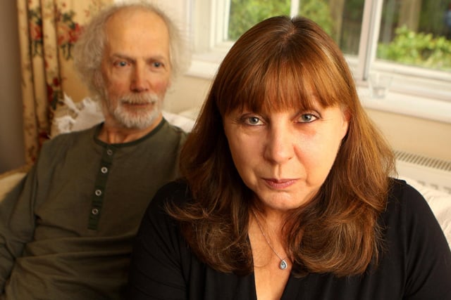 Kath Morris and husband Trevor. Photo Jason Chadwick