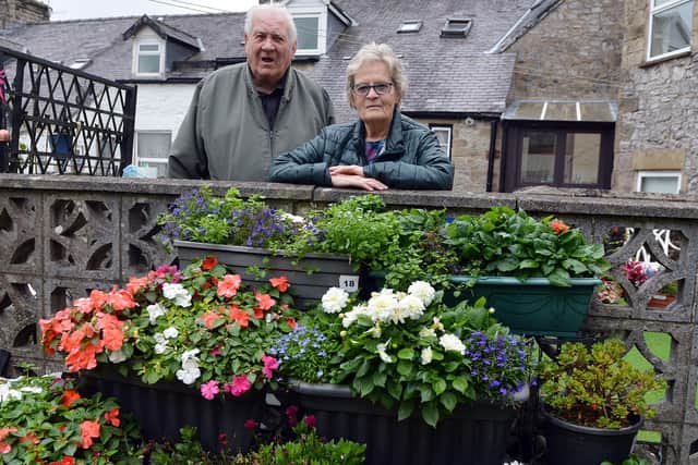 Buxton St Annes house gardeners Alf 83 and Sheila 84 have been working very hard in their garden.