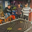 The Bicycle Powered Scalextric will be appearing at Buxton's Spring Fair on Monday May, 1. Pic Buxton Town Team.