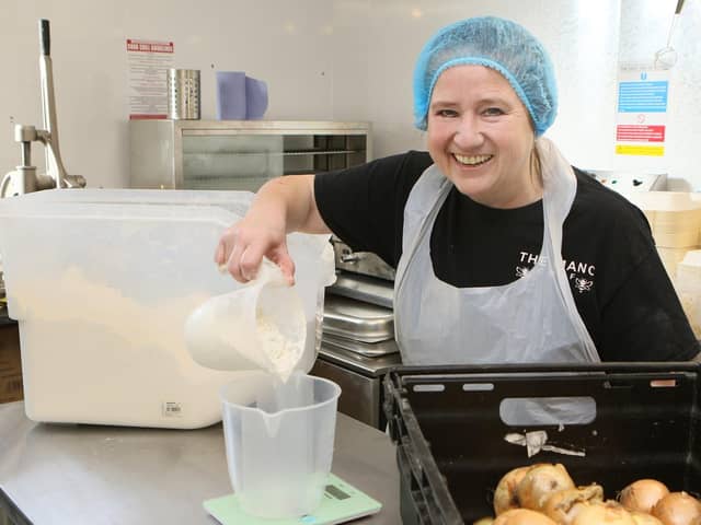 Jay White at her new pie shop on Green Lane. Photo Jason Chadwick