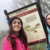 Angela Drabble and Lisa Simpson on their sponsored walk to raise funds for Dementia UK. Pic submitted