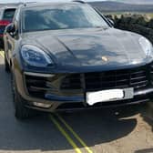 Derbyshire police posted this picture of cars parked on double-yellow lines at Curbar Edge, Derbyshire.