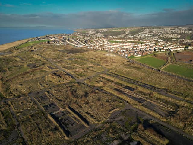 An aerial view of the former Woodhouse Colliery site where West Cumbria Mining (WCM) have been given approval to once again extract coal. Picture: Christopher Furlong/Getty Images