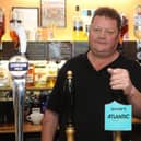 Jason Waplington is glad to be back pouring pints after being shut for months