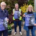 Longstanding dementia champion Keith Horncastle meets up with Morrisons community champion Rob Harrison and dementia support worker Leigh Griffiths