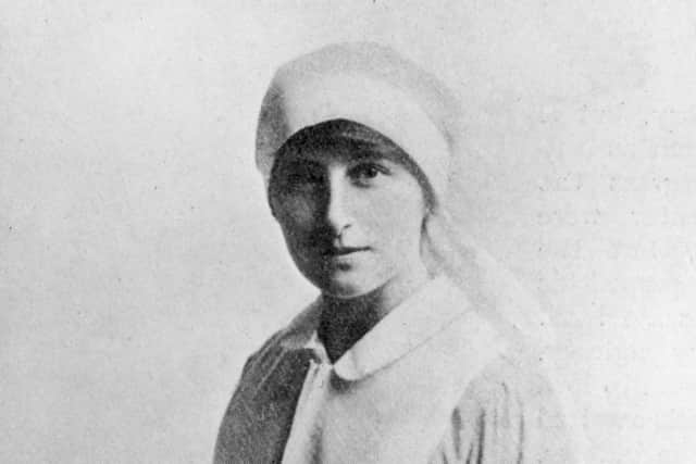 Author Vera Brittain as a nurse in WW I. .  (Photo by Hulton Archive/Getty Images)