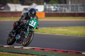 Chris Kent in action at Snetterton