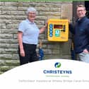 L to R: Sarah Buckley (Stock & Training Manager, Christeyns Professional Hygiene UK) and Andy Hilditch (Site Director, Christeyns Professional Hygiene UK)