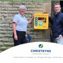 L to R: Sarah Buckley (Stock & Training Manager, Christeyns Professional Hygiene UK) and Andy Hilditch (Site Director, Christeyns Professional Hygiene UK)
