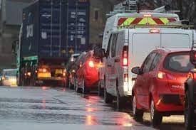 There will be temporary traffic lights in Hallsteads for six weeks starting on Monday October, 23. Photo Jason Chadwick.