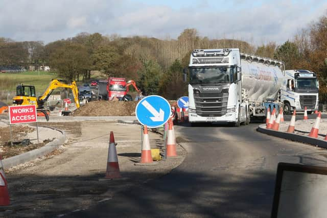 Construction of the new Fairfield roundabout is going to take longer than originally planned