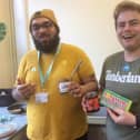 Students taking part in a Fairtrade event at the college
