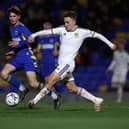 Ben Andreucci, pictured in action for Leeds United prior to his move to Bolton, scored both of Buxton's goals.