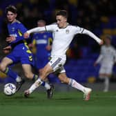 Ben Andreucci, pictured in action for Leeds United prior to his move to Bolton, scored both of Buxton's goals.