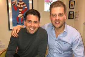 George (left) with Jake (right)