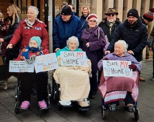 Belper'S Ada Belfield Care Home Residents Join Campaign To Save The Home Which Is Subject To Derbyshire County Council Proposals To Change Care Services.