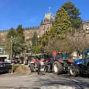 Farmers In Tractors Descended Upon Derbyshire'S County Hall, In Matlock, Against The Government'S Inheritance Tax Plan