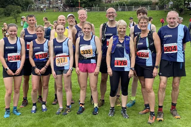Buxton AC seniors at Big Stone. Picture by Ross Martland.