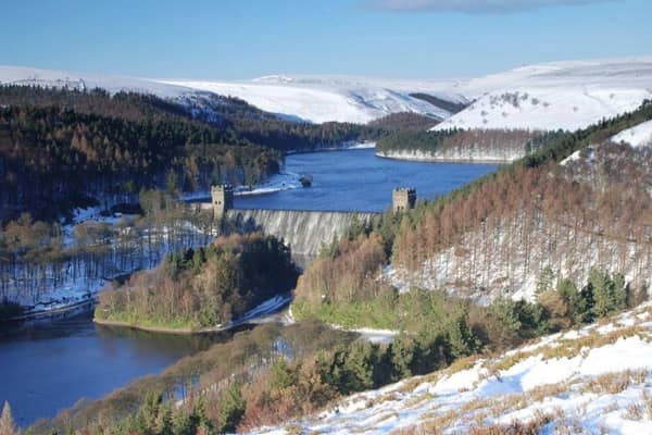 Howden dam, ancient woodland and wild moorland could be 'drowned'. Pic by Severn Trent Water.