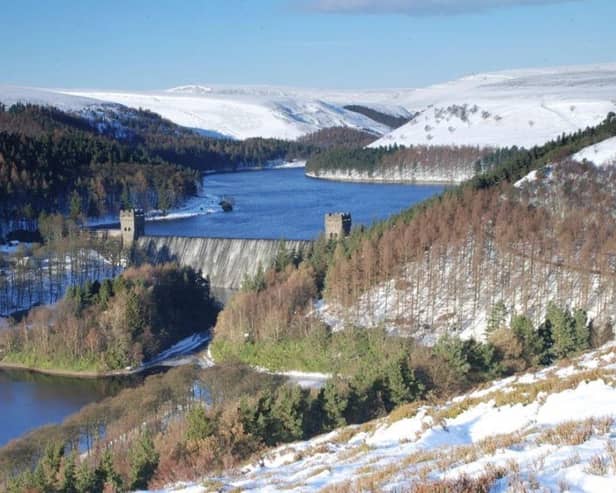 Howden dam, ancient woodland and wild moorland could be 'drowned'. Pic by Severn Trent Water.