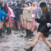 Tramlines turned to muddy mayhem after two days of almost non-stop rain.