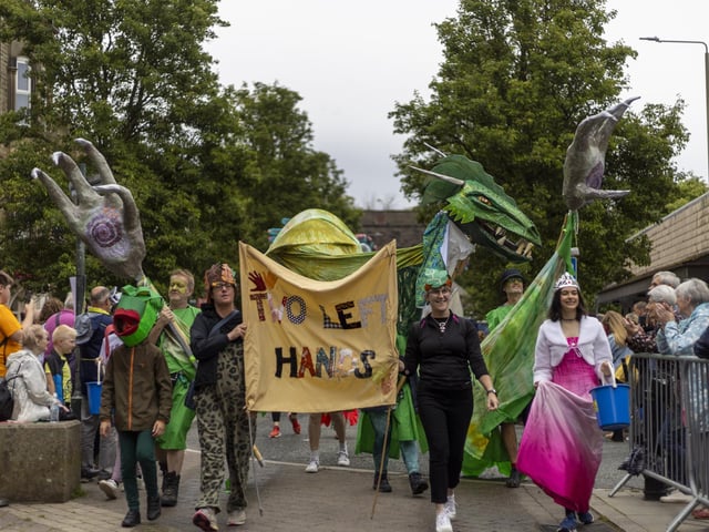 The Two Left Hands parade section