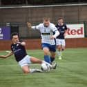 Action from Buxton's win over Banbury. Photo: BUFC.