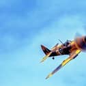 David Dukesell's amazing action shot of the Spitfire flying over Buxton