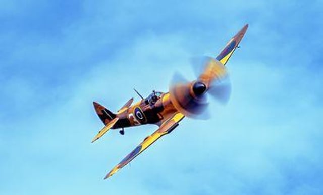 David Dukesell's amazing action shot of the Spitfire flying over Buxton