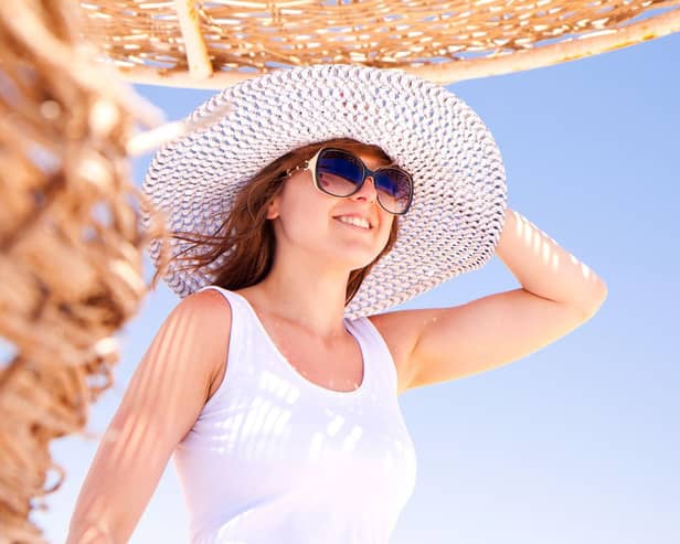 A hat and sunglasses should be on your packing checklist