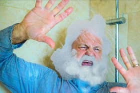 Andy Barrow as King Lear.