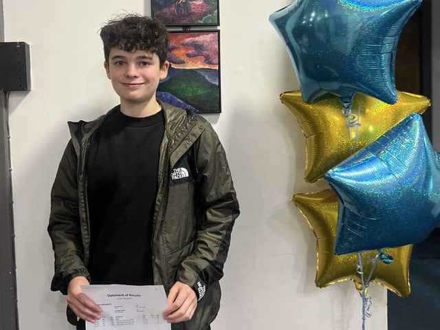 St Thomas More musical prodigy, Ben Giliker, gains music GCSE two years early in Year 9. Photo STM