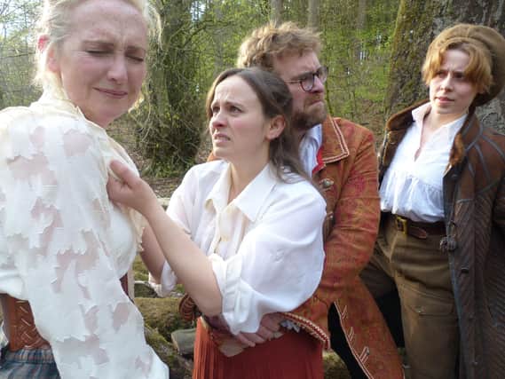 The young lovers caught up in the magical chaos of A Midsummer Night's Dream