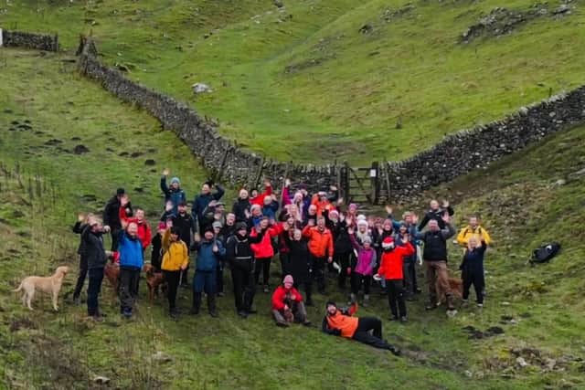 A Christmas Day walk was organised across the Peak District to ensure no one spent the day alone. Pic submitted
