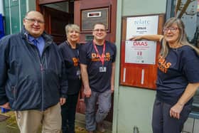 Derbyshire Alcohol Advice Service (DAAS) are rebranding due to an expansion in the services. John Ydlibi, Chairman,  Elaine Handley, service manager, Ross Burnagh, training manager and  Alison Corbett, project manager 