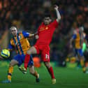 Lindon Meikle was part of the Mansfield Town team which pushed Liverpool all the way in the FA Cup third round in 2013. (Photo by Clive Mason/Getty Images)