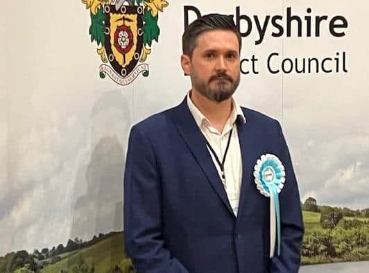 Reform Uk Derbyshire County Cllr Stephen Reed who won the Clay Cross And Tupton seat