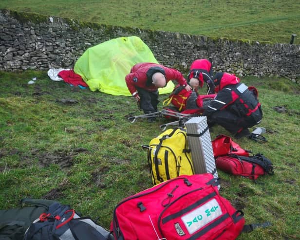 Buxton Mountain Rescue attended the incident alongside the Edale Mountain Rescue team.