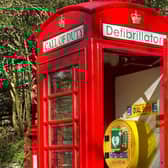 A stock photo of a defibrillator in Hayfield, High Peak.