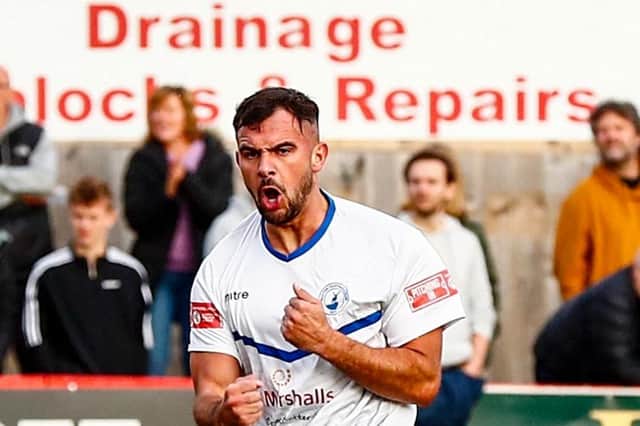 Diego De Girolamo will discuss his future with Buxton chairman Dave Hopkins and is keen to stay at the club.