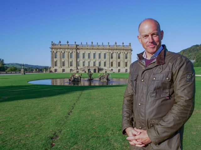 Phil Spencer, co-presenter of television's Location, Location, Location, is the new president of Chatsworth Country Fair (photo: Mayfly TV)