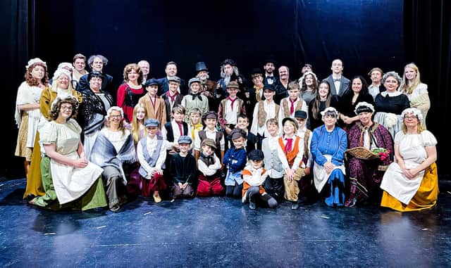 The cast of Oliver! The Musical. Photo - Stewart Bowden