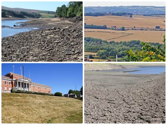 The hot weather is having an impact on water levels and fields across Derbyshire.