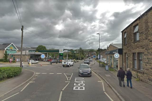 The alleged assault occurred on Market Street in Chapel-en-le-Frith, near to the Morrisons petrol station